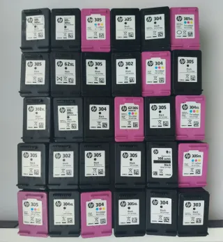 Cartuchos vacíos HP 305, 304