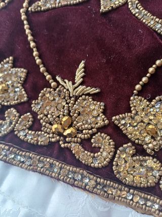 Saya Terciopelo Virgen 60cm,tambien se han para 50