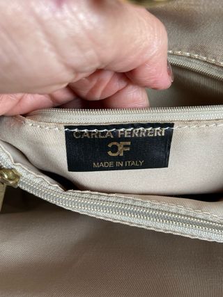 Bolso Carla Ferreri floral como nuevo