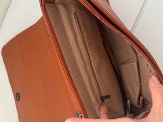 Bolso asa modificable naranja arena