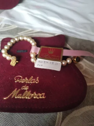 Pulsera Perlas Naturales Mallorca  coleccion vinta