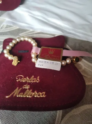 Pulsera Perlas Naturales Mallorca  coleccion vinta