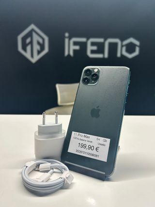 iPhone 11 Pro Max Verde 64GB – Garantía 2 Años