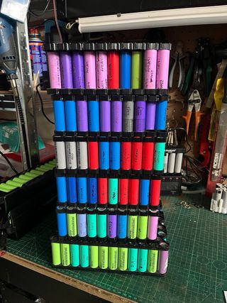 Celdas 18650 buen estado lote de 400 por 150€