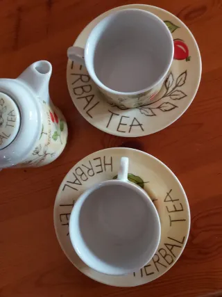 Conjunto de té de porcelana