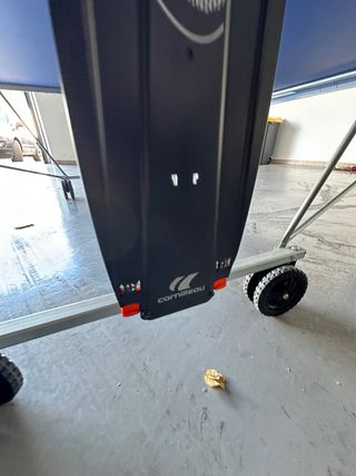 Mesa de ping pong azul