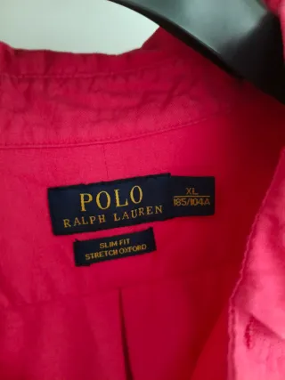 Camicia Polo Ralph Lauren Rossa