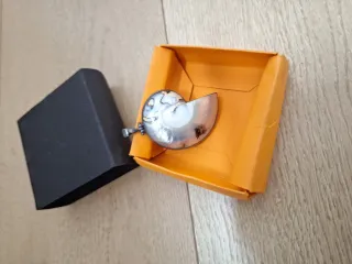 Colgante vintage nacar plata