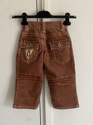 Guess Pantaloni Velluto Bambino Tg 2 Anni