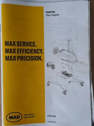 Rectificadora de frenos MAD DA8700