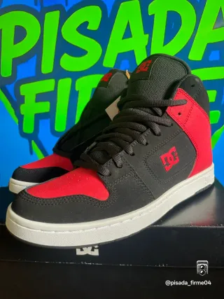 Zapatillas DC Shoes Negras y Rojas