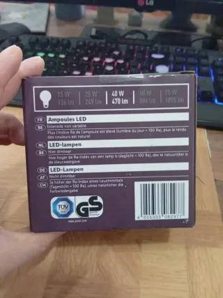 Lote de 6 Bombillas LED Livarno E14