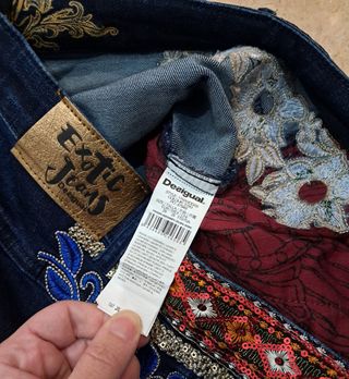 Desigual- pantalón vaquero boyfriend