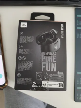 Auriculares JBL Wave Beam Negros