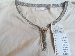 Pijama WS Talla M Rosa y Granate