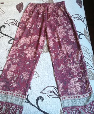 Pijama WS Talla M Rosa y Granate