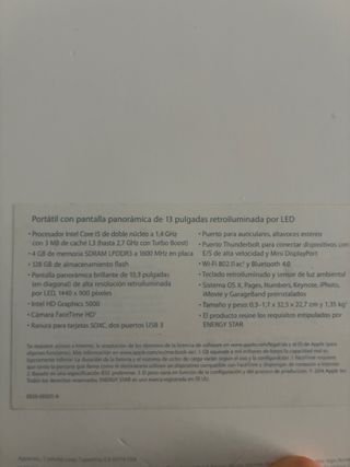 MacBook Air 13 Plata