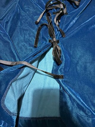 Chaqueta terciopelo Ritavon azul