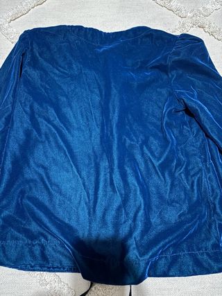 Chaqueta terciopelo Ritavon azul