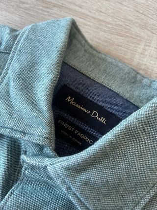 Camisa Massimo Dutti Verde Talla M