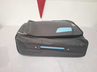 Trolley de cabina TOP TRAVEL gris y azul