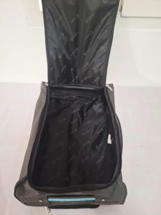 Trolley de cabina TOP TRAVEL gris y azul