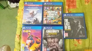 Giochi PS4: Horizon, GTA V, NBA 2K23, COD WWII, TL