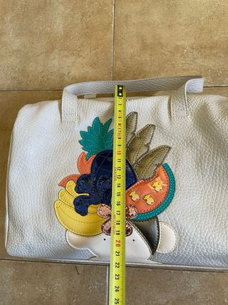 Bolso Tous Piel Beige Multicolor