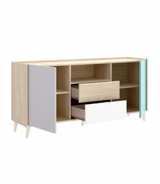 Aparador 2 puertas 2 Cajones.