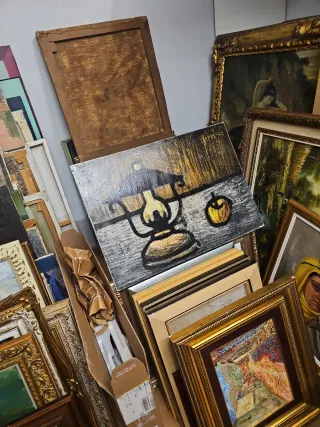 Lote de cuadros Modernos en gran formato