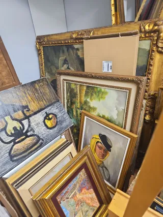 Lote de cuadros Modernos en gran formato