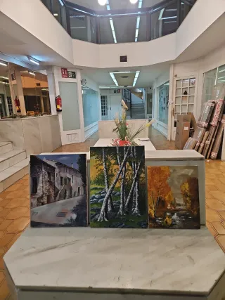 Lote de cuadros Modernos en gran formato