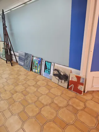 Lote de cuadros Modernos en gran formato