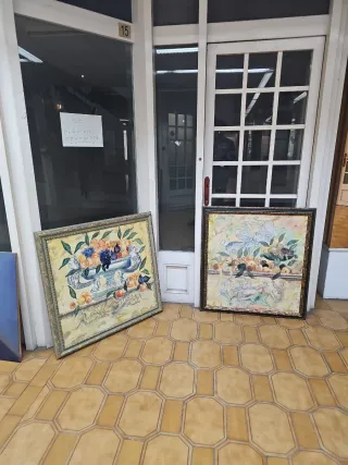 Lote de cuadros Modernos en gran formato