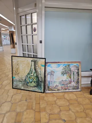 Lote de cuadros Modernos en gran formato