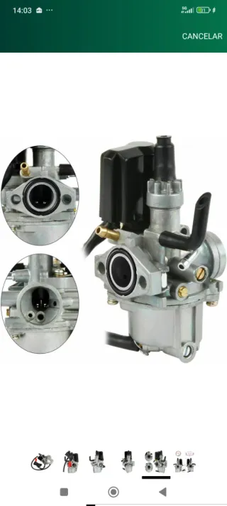 Carburador 17mm Nuevo