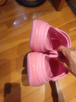 Zuecos Zara Rosa Talla 38