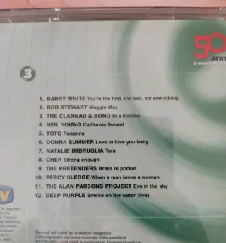 6 CD 50 Anni di Musica Internazionale