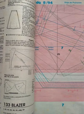 Revista moda Burda agosto 1994