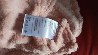 Manta polar crema o rosa de  1,20x2m