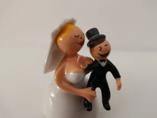 Figura Novios Tarta Alessi AMG159