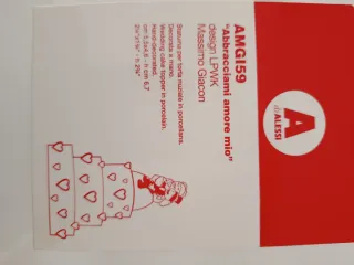 Figura Novios Tarta Alessi AMG159