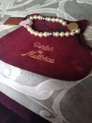 Pulsera Perlas Naturales y Circonitas