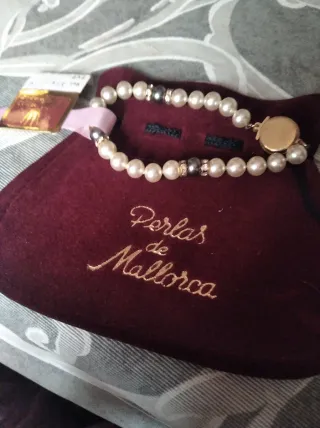 Pulsera Perlas Naturales y Circonitas