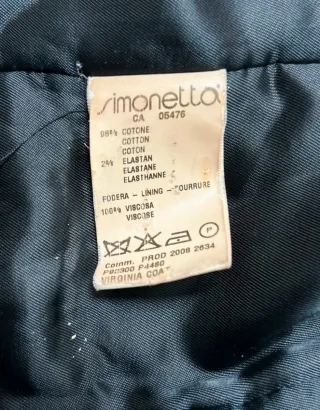 Cappotto donna nero in velluto