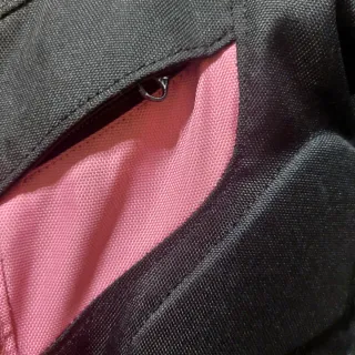 Chaqueta Moto Ator Chica Negra y Rosa