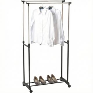 Perchero extensible con ruedas