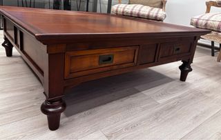 Mesa de centro madera maciza grande