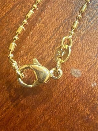 Cadena Balines Oro Laminado 14K