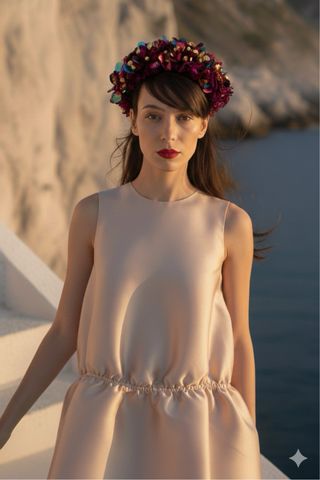 Tocado Zingara con lentejuelas y cascabeles